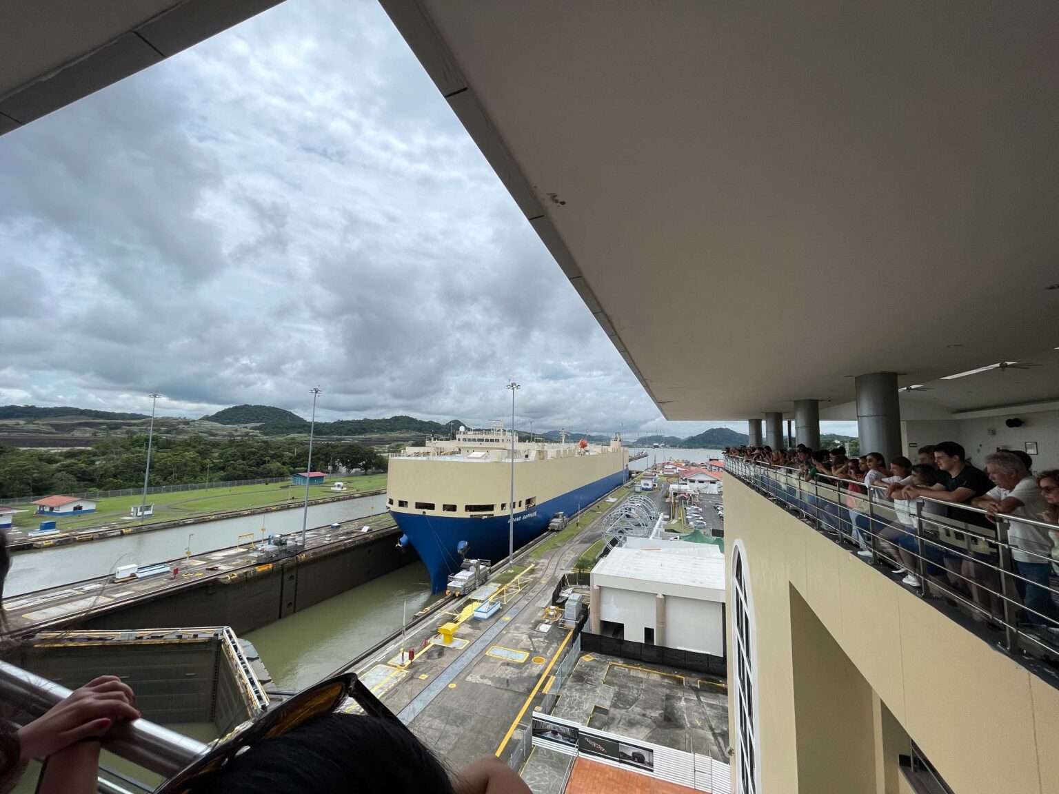 Ship in Panama Canal